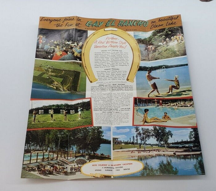 Sojourn Lakeside Resort (Gay El Rancho Ranch, El Rancho Stevens Ranch) - Vintage Flyer (newer photo)